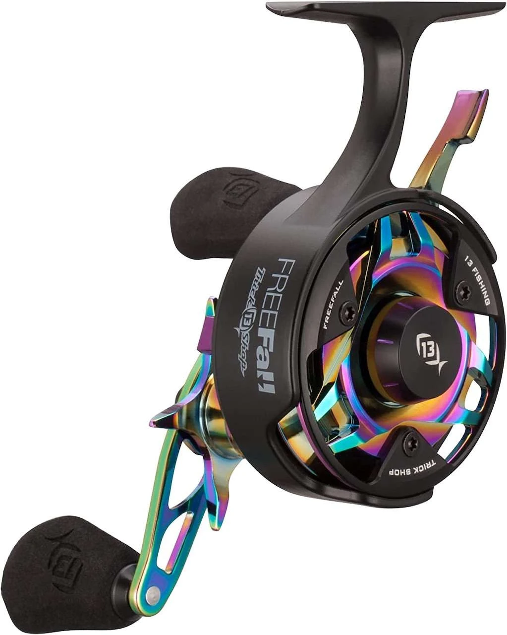 13 Fishing BBCFFTS222.5-RH FreeFall Carbon Trick Shop Edition Ice Reel 2 13 Fishing BBCFFTS222.5-RH FreeFall Carbon Trick Shop Edition Ice Reel - Image 2