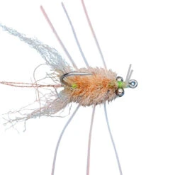Enrico Puglisi Micro Crab Saltwater Fly W/ Bead Chain Eye -Fishing Supplies Store enrico puglisi micro crab bc saltwater fly 66886.1651171113
