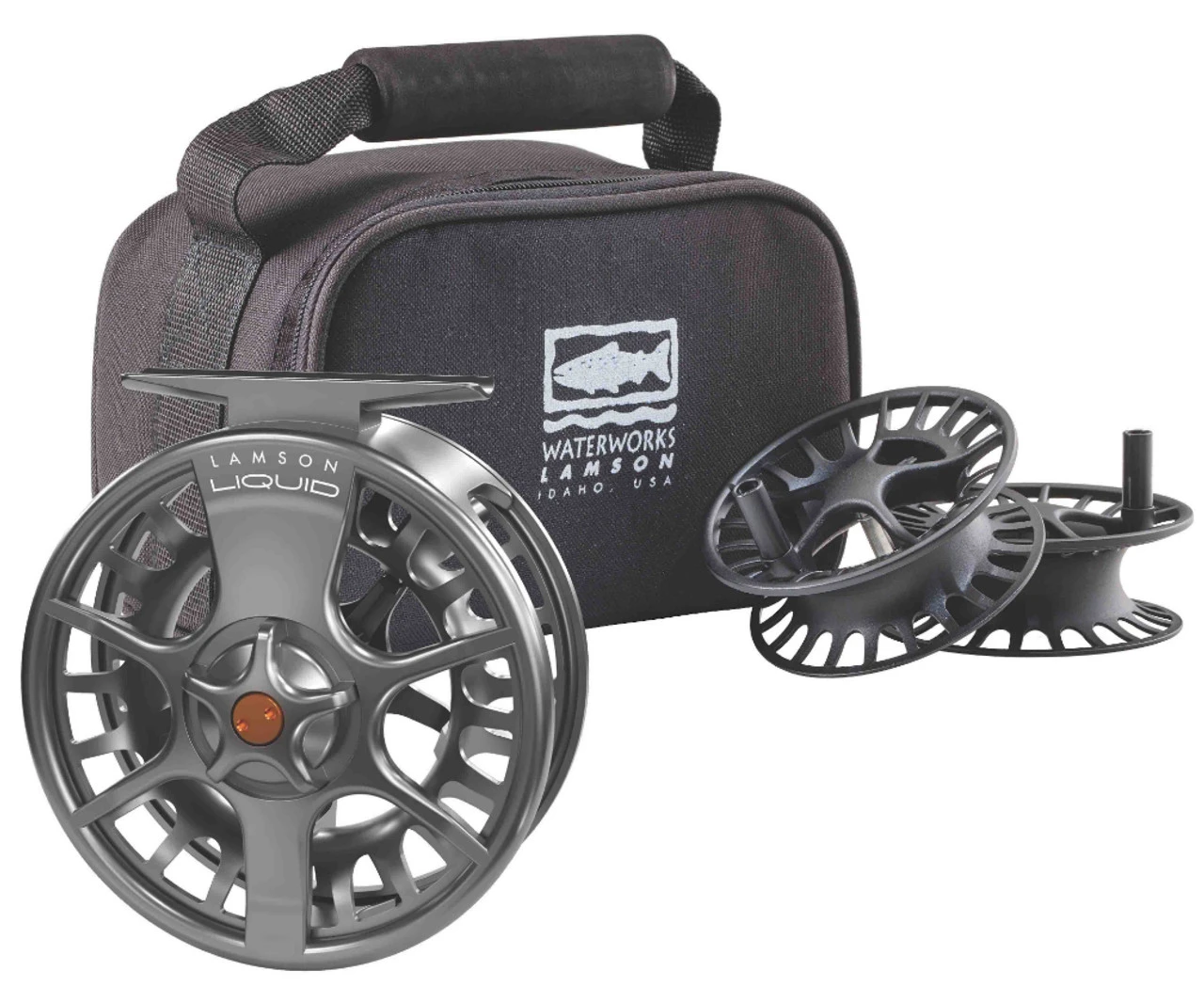 Waterworks Lamson Liquid Fly Fishing Reel And Spools - 3 Pack